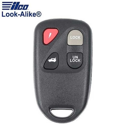 Ilco LAL RKE-MAZ-4B1 MAZDA 4 BUTTON REMOTE KEYLESS ENTRY ILCO-AX00012030